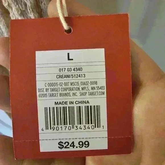 Mossimo Supply NWT Extra Long Boho Sleeveless Cardigan Size L - Picture 3 of 5